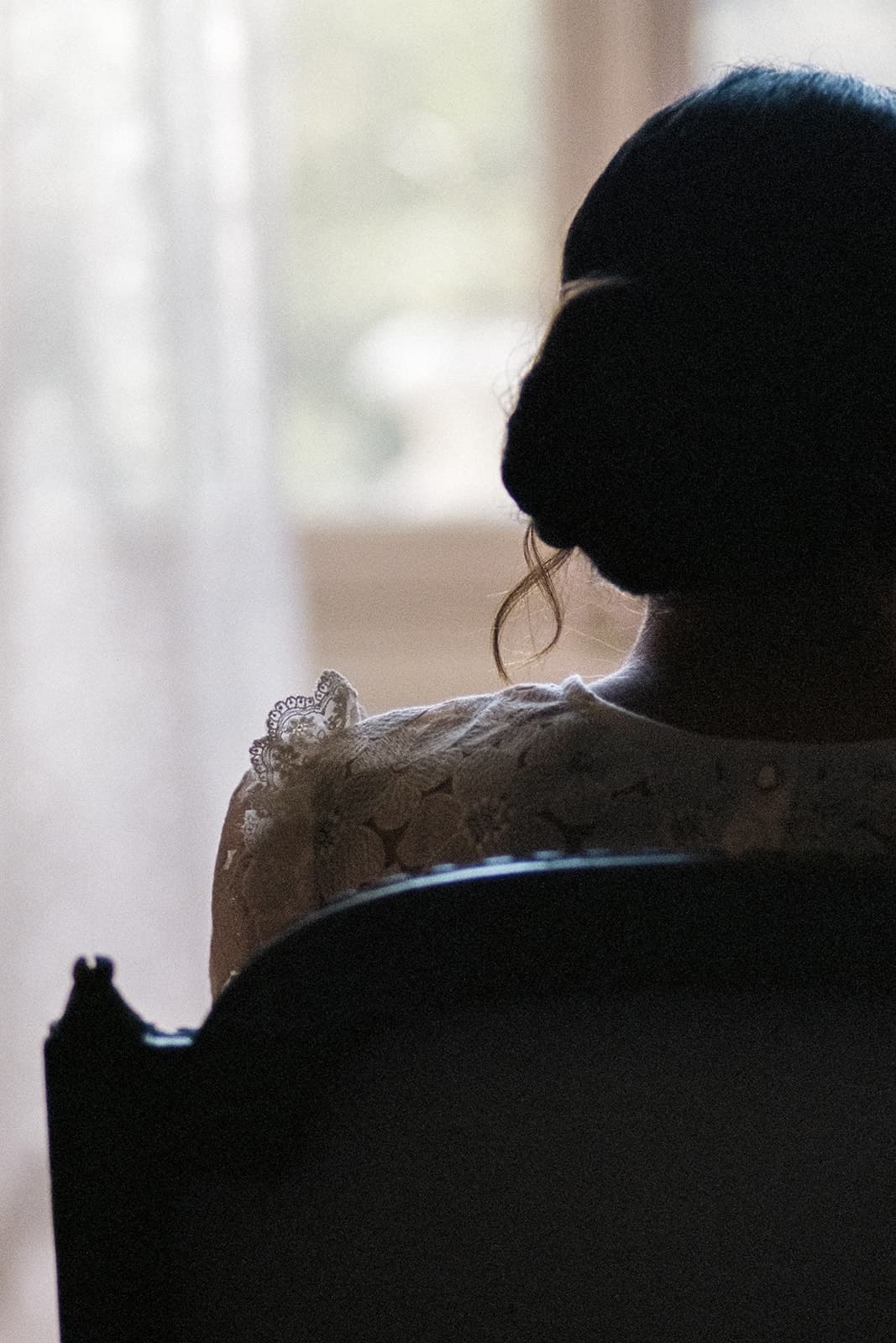 Silhouette dans la lumière